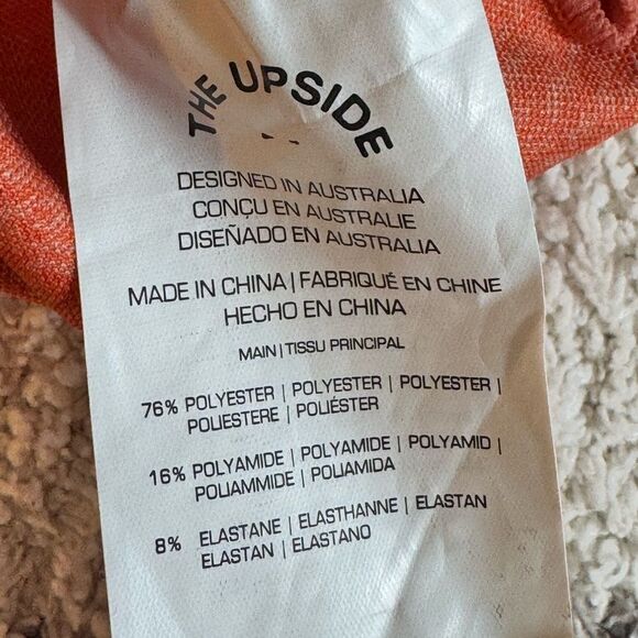 The Up Side Sports Bra Womens Size Small Citrus Marle Seamless Elasticized New - Picture 4 of 9